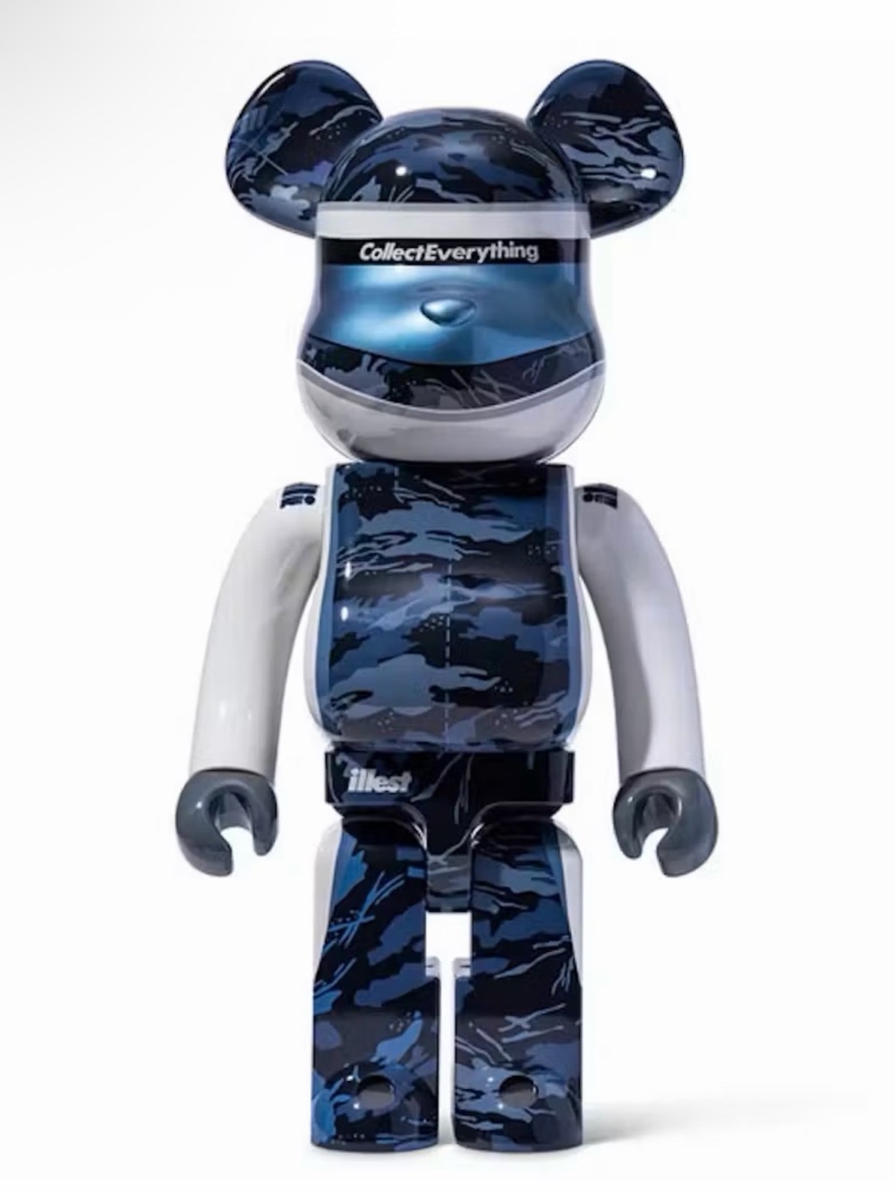 Bearbrick x Illest Motorhead 1000% Navy Blue Camo